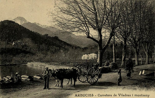 La carretera de Viladrau i Montseny d'Arbúcies. 1927