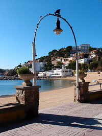 Sant Feliu de Guíxols. Passeig del mar i platja