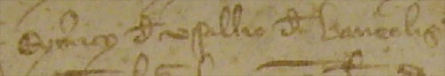 Signatura d'Eimeric d'Usall. 1292