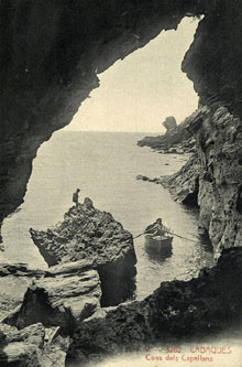 Cova dels Capellans de Cadaqués. 1911