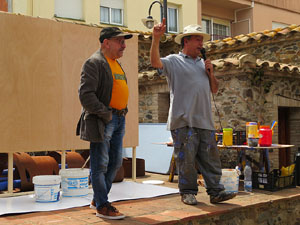 Gastro-Music-Painting, Live-Art a c&agrave;rrec de l'artista Carles Bros a Colera