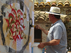 Gastro-Music-Painting, Live-Art a c&agrave;rrec de l'artista Carles Bros a Colera