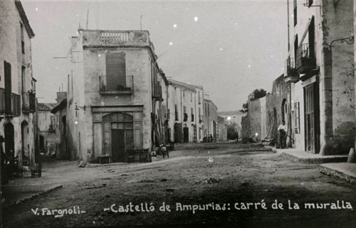 Carrer de la muralla. 1911-1936