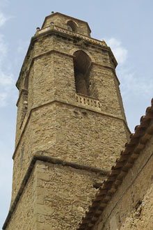 Campanar de l'església de Sant Julià de Corçà