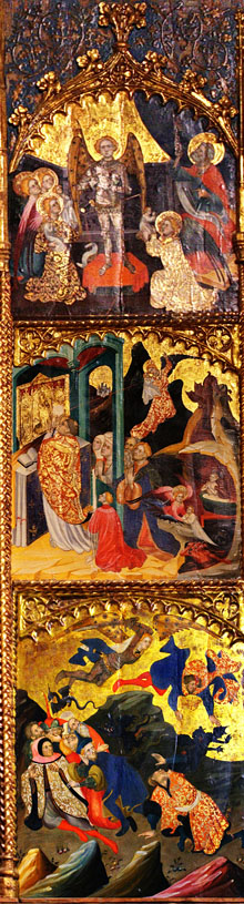 Lateral dret del retaule de Sant Miquel de Cruïlles