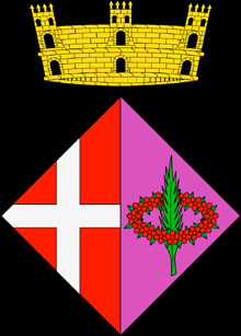 Escut oficial de Sant Joan les Fonts