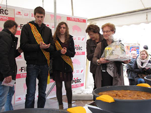 Fira del Porc FIPORC 2014. Sessió de cuina amb Montserrat Fontané de Can Roca de Taialà