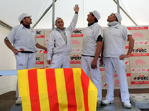 Fira del Porc FIPORC 2014. Inauguració oficial de la Fira