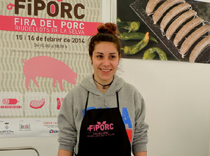 Fira del Porc FIPORC 2014. Elaboració de greixons, botifarres, carn de perol...