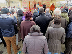 Fira del Porc FIPORC 2015. Demostració de l'especejament d'un porc