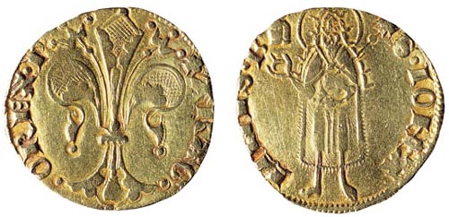 Florí de Pere el cerimoniós d'or. Posterior a 1349