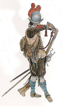 Mosqueter dels Terços de Salses (1639-1640)