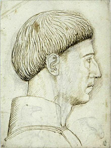 Alfons IV el Magnànim. Dibuix de Pisanello