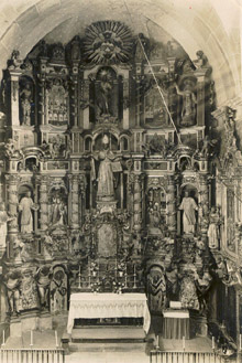 Retaule de Sant Fruitós de Llofriu, de Pau Costa cap el 1760. 1920-1936