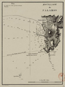 Mouillage de Palamos. 1847