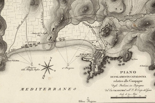 Piano Di Palamos In Catalogna. 1823
