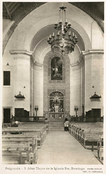 Altar major del convent de Sant Domènec. 1925-1933