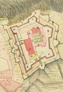 Plan de Puicerda et de sa citadelle. 1708