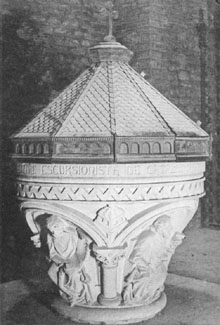 Pica baptismal de Santa Maria de Ripoll. 1880-1920
