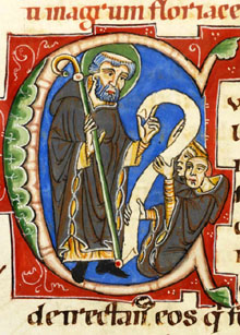 Monjo benedictí. 1170-1200
