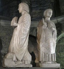 Retaule de Sant Agustí. Orants