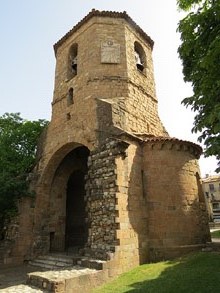 Torre del campanar de l'església de Sant Pol