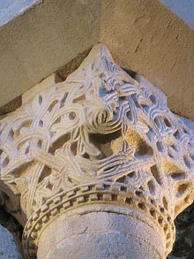 Capitell de la nau de l'església de Sant Pere de Rodes
