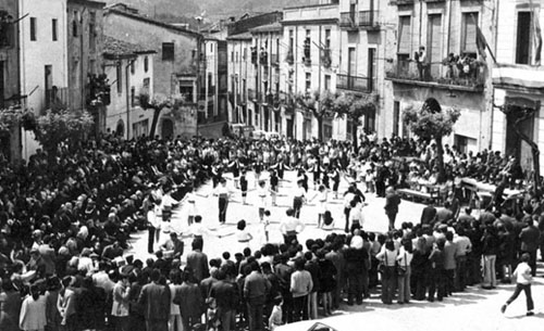 Concurs de sardanes organitzat per Floricel. Ca. 1975