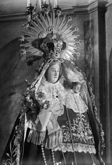 Imatge de la Mare de Déu del Vilar. 1925