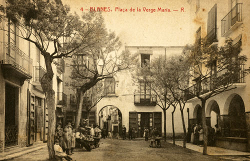 Plaça de la Verge Maria. 1910