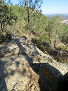 El camí del castell de Farners