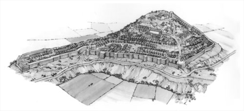 Restitució ideal del Puig de Sant Andreu