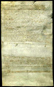 3 de març de 1523. Venda atorgada per Esteve Piquer, àlies Collferrer, blanquer dOlot, senyor útil del mas Esparc Sobirà de Sant Andreu de Socarrats de la Vall de Bianya, a favor de Gabriel Femada, blanquer dOlot menor dedat, duna peça de terra erma situada a la parròquia de Socarrats