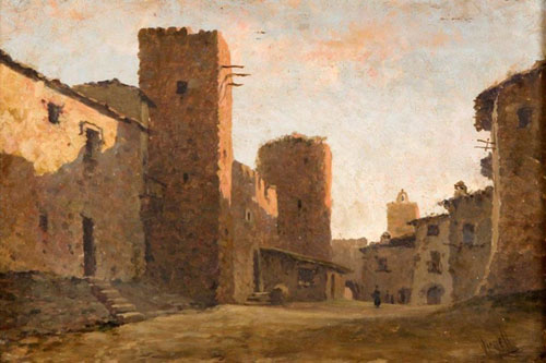 Pla&ccedil;a de Verges. Ca. 1877