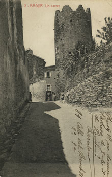 Un carrer de Begur. 1910