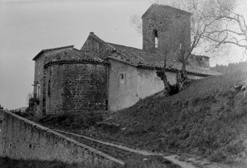 Església de Sant Pere de Lligordà. Ca. 1920