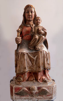 Mareded&eacute;u del Mont. Segle XV. Alabastre de Beuda