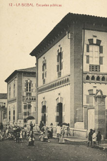 Escoles públiques de la Bisbal. 1910