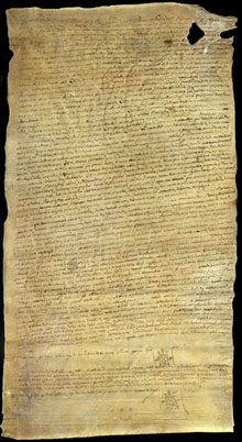 Capbrevaci&oacute; atorgada per Jaume Call, propietari del mas Call de Vilanna, a favor de Francesc Santjust, abat del monestir de Santa Maria de Ripoll. 1618
