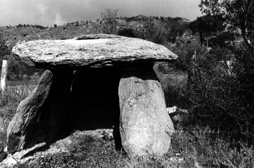 Dolmen de la Barraca d'en Rabert. 1987