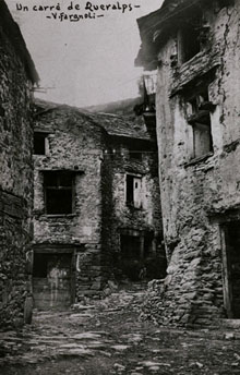 Un carrer de Queralbs. 1918