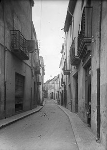 Carrer Major de Verges. 1940
