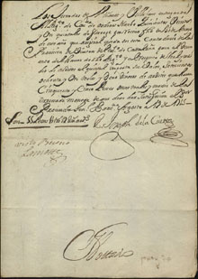 19 d'agost de 1751. Rebut per la quantitat de farratge que les poblacions d'Avinyonet de Puigventós i Vilafant han entregat a les tropes