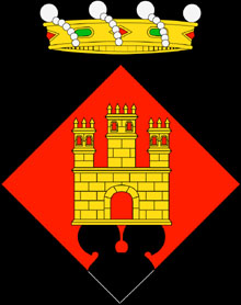Escut oficial de Castellfollit de la Roca