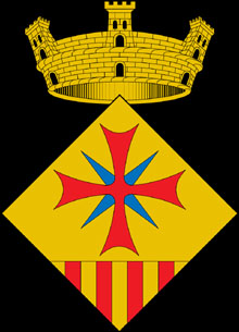 Escut oficial de Santa Llogaia d'Àlguema