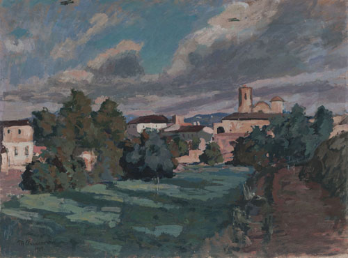 Paisatge de Lladó. Marià Llavanera Miralles, 1919