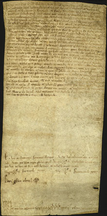 4 de juliol de 1096. Testament de Guillem Sunifred on disposa deixes per a Santa Maria de Vilabertran, Santa Maria de Llad, Sant Pere de Montagut, Santa Maria de Batet i Sant Jaume de Puliger