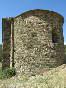 Absis de l'església de Santa Maria de Colera