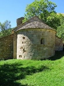 Absis de l'església de Sant Martí d'Ogassa