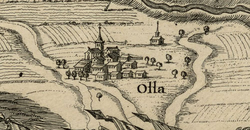 Ullà. Detall de 'La batalla del Ter', 1694. Beaulieu